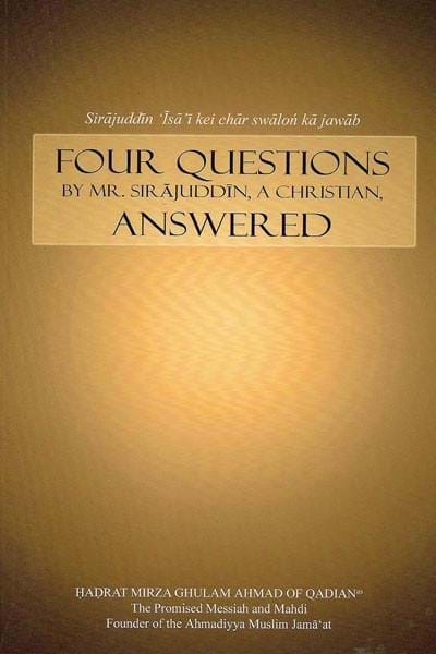 Four Question by Mr Sirajuddin,